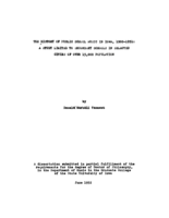 The history of public school music in Iowa, 1900-1951: a study limited to secondary schools in selected cities of over 15,000 population