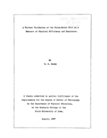 A further validation of the pulse-ratio test as a measure of physical efficiency and endurance