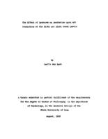 The effect of lectures on aesthetics upon art production at the fifth and sixth grade levels