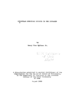 Molecular structure studies in the infrared