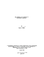 The synthesis and reactions of substituted carbamates