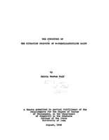 The structure of the nitration products of 9-phenylxanthylium salts