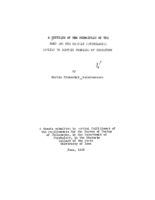 A critique of the principles of the bond and the gestalt psychologies applied to certain problems of education