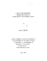A study of the relationship between participation in college athletics and vocational success