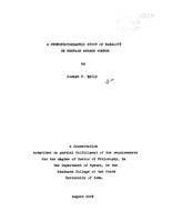 A phonophotographic study of nasality in certain speech sounds