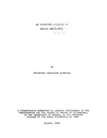 An objective analysis of speech experience