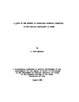 A study of the effects of prescribed strenuous exercises on the physical efficiency of women