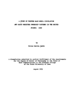 A study of printed mass media circulation and radio receiver ownership patterns in the United States: 1950