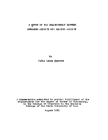 A study of the relationship between spelling ability and reading ability