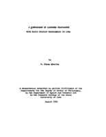 A comparison of listener preference with radio station programming in Iowa