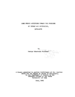 Some French attitudes toward the problems of defeat and occupation, 1870-1873