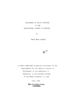The effect of motion pictures on the intellectual content of children