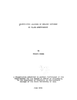Quantitative analysis of organic nitrogen by flame spectroscopy