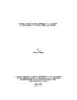 A study of some variables affecting the reliability of intelligence test scores during late infancy