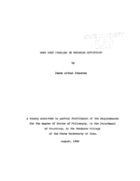 Some cost problems in business enterprise