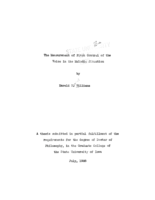The measurement of pitch control of the voice in the melodic situation