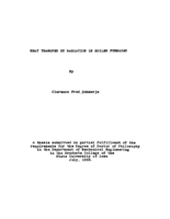 Heat transfer by radiation in boiler furnaces