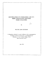 Identification of hydrazones and isomeric pyrazolines obtained from chalcones