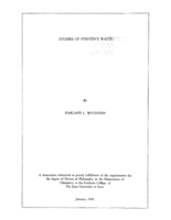 Studies of Steffen's waste