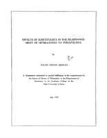 Effects of substituents in the rearrangement of hydrazones to pyrazolines