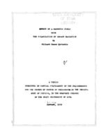 Effect of a magnetic field upon the polarization of impact radiation