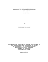 Topologies in distributive lattices