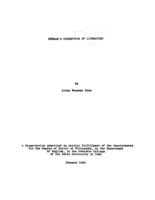 Newman's conception of literature
