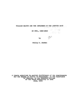 William Salter and the influence of the Andover band in Iowa, 1843-1910