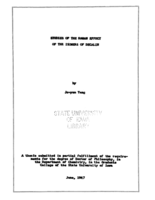 Studies of the Raman effect of the isomers of decalin