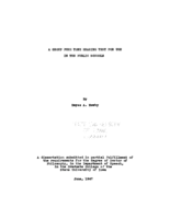 A group pure tone hearing test for use in the public schools
