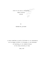 Study of some factors determining brain potential pattern
