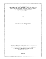 Studies on the solvate formation of certain tetrahalides of the IV group in liquid sulfur dioxide