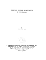 The effects of fouling on heat transfer in fluidized beds
