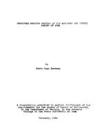 Insoluble residue studies of the Missouri and Virgil series of Iowa