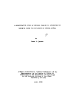 A quantitative study of certain changes in schizophrenic patients uknder the influence of sodium amytal
