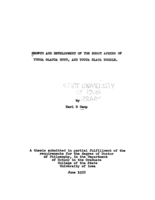 Growth and development of the shoot apexes of Yucca glauca Nutt. and Yucca elata Engelm