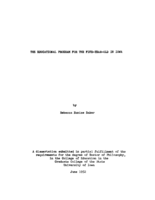 The educational program for the five-year-old in Iowa
