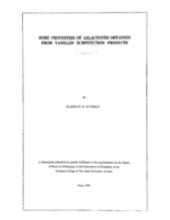 Some properties of azlactones obtained from vanillin substitution products