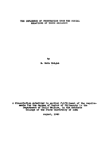 The influence of frustration upon the social relations of young children