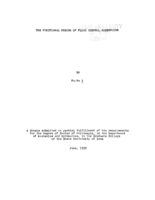 The functional design of flood control reservoirs