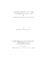 An annotated repertory guide to scenes from contemporary American operas for college and university opera workshops
