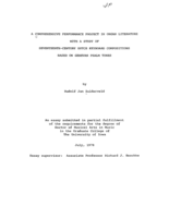 A comprehensive performance project in organ literature, with a study of seventeenth-century Dutch keyboard compositions based on Genevan Psalm tunes