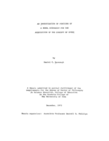 An investigation of portions of a model hierarchy for the acquisition of the concept of speed