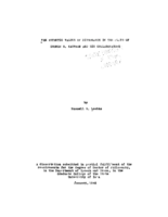 The esthetic values of dissonance in the plays of George S. Kaufman and his collaborators