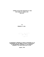 History of the State University of Iowa: the College of Liberal Arts, 1900-1916