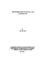 Speech development during the first year of life: A quantitative study
