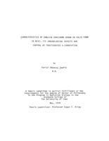 Characteristics of Ehrlich carcinoma grown in solid form in mice: its immunological aspects and control by fractionated x-irradiation
