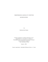 Transformation mappings of computing machine models