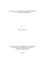 The effect of substituents in the formation of 1, 3 - diaryluretediones