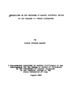Indications in the writings of Manuel Gutiérrez Nájera of his readings of French literature